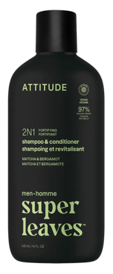 Attitude Super Leaves Men Versterkende 2-In-1 Shampoo & Conditioner Attitude Super Leaves Men Versterkende 2-In-1 Shampoo & Conditioner