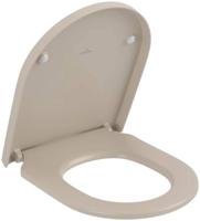 Villeroy & Boch Subway 3.0 Closetzitting Softclose en Quickrelease 43.8x37.4x4.2 cm Mat Almond - thumbnail