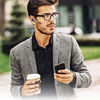 Cellularline Executive Bluetooth-headset met heldere spraakmicrofoon Universeel 1 Zwart - thumbnail