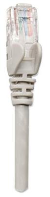 Intellinet 318228 RJ45 Netwerkkabel, patchkabel CAT 5e U/UTP 0.50 m Grijs 1 stuk(s)
