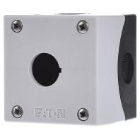 Eaton M22-I1 216535 Opbouwbehuizing 1 inbouwplaats, Voor bodembevestiging (Ø x h) 22 mm x 80 mm Antraciet 1 stuk(s) - thumbnail