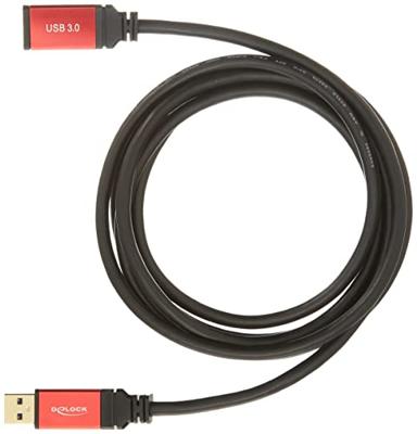 Delock 82753 Verlengkabel USB 3.0 Type-A male > USB 3.0 Type-A female 2 m Premium Delock 82753 Verlengkabel USB 3.0 Type-A male > USB 3.0 Type-A female 2 m Premium