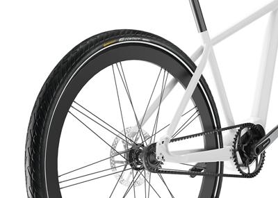 Continental reifen "contact urban" tire conti contact urban 50-622 black/reflex