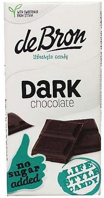 De Bron Suikervrije Tablet Dark Chocolate
