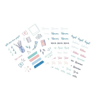 Nienke Vletter • stickervellen 3st.