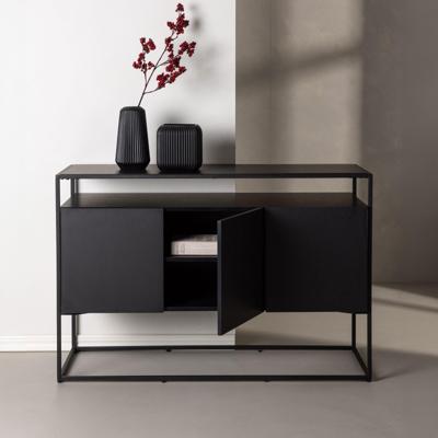 Nohr Dressoir 'Revecca' 120cm, kleur Zwart Nohr Dressoir 'Revecca' 120cm, kleur Zwart