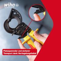 Wiha 46674 Kabelsnijder Geschikt voor (striptechniek) Aluminium- en koperkabel, een- en meerdraads 34 mm 300 mm² - thumbnail