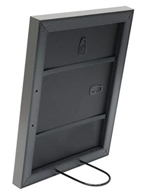 Deknudt Grijze fotokader met rand in zilver 10x15 S41VK7 Deknudt Grijze fotokader met rand in zilver 10x15 S41VK7