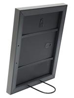 Deknudt Grijze fotokader met rand in zilver 10x15 S41VK7 - thumbnail