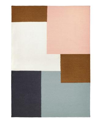 Finarte - Vloerkleed Kortelli Wool Rug Grey-Pink - 140x200 cm