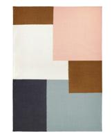 Finarte - Vloerkleed Kortelli Wool Rug Grey-Pink - 140x200 cm - thumbnail