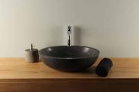 Natuurstenen Waskom Hardsteen Ovaal 50x39 cm | BE-019 - thumbnail