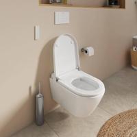 Duravit SensoWash D-Neo douchewc compact rimless diepspoel 37.8x57.7cm met closetzitting wit 654000012004300 - thumbnail