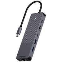 Rapoo USB-C Multiport Adapter, 6-in-1 - thumbnail