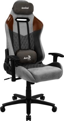 Aerocool DUKE AeroSuede Universele gamestoel Zwart, Bruin, Grijs