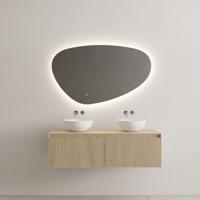 Onderkast Gliss Design Timotheus 120 CM 2 laden Incl Topplaat Corn Silk - thumbnail