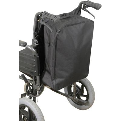 Scootmobieltas | Afmetingen 44 x 36 x 15 cm | Groot opbergvak met rits | Zwart | Polyester | VA134ST