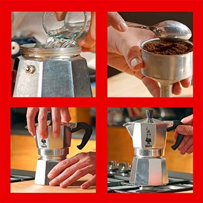 Italiaanse Koffiepot Bialetti 0001163 Aluminium 6 Kopjes - thumbnail