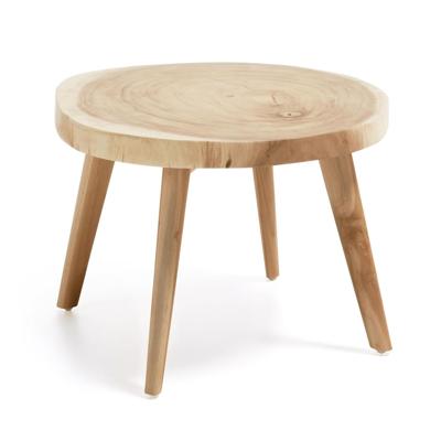 Kave Home Ronde Bijzettafel 'Wellcres' Mungurhout, 65cm