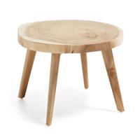 Kave Home Ronde Bijzettafel 'Wellcres' Mungurhout, 65cm - thumbnail