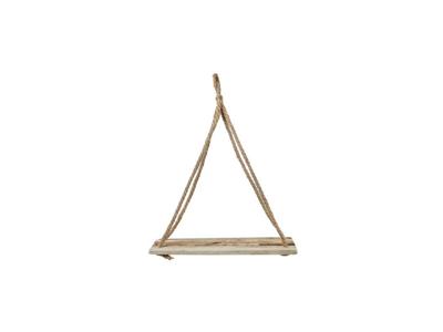 Wandplank met touw 60x25cm