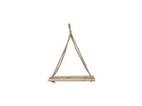 Wandplank met touw 60x25cm - thumbnail