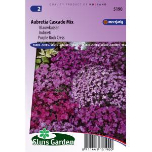 Aubrieta x Cultorum zaden Cascade mix Blauwkussen Aubrieta x Cultorum zaden Cascade mix Blauwkussen