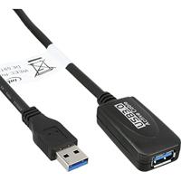 InLine 35650 USB-kabel 5 m USB 3.2 Gen 1 (3.1 Gen 1) USB A Zwart - thumbnail