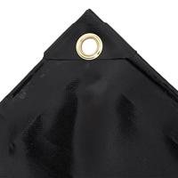 Zeildoek 650 g/m 1,5x20 m Zwart - thumbnail