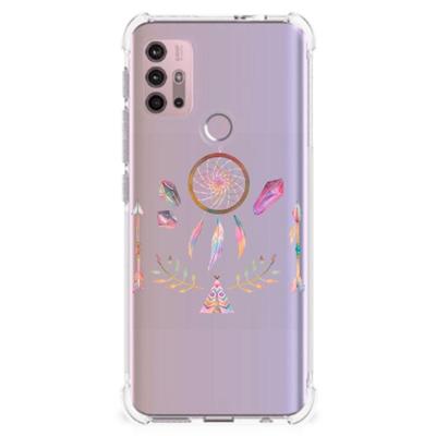 Motorola Moto G30 | G20 | G10 Stevig | Bumper Hoesje | Boho Dreamcatcher