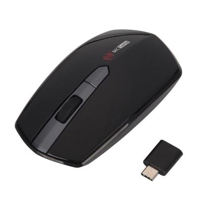 MCSaite MC-369AG USB-C/type-C 1600DPI drie-snelheid verstelbare 4-knops draadloze optische muis