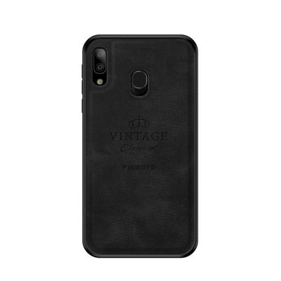 PINWUYO schokbestendige waterdichte volledige dekking PC + TPU + huid beschermhoes voor Galaxy A20E (zwart)