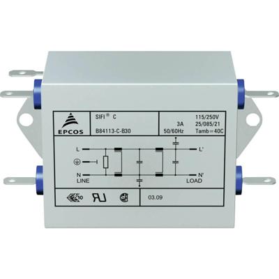 TDK B84113CB30 Ontstoringsfilter Vlamvertragend 250 V/AC 3 A 4.7 mH (l x b x h) 89.5 x 50.8 x 38.1 mm 1 stuk(s)