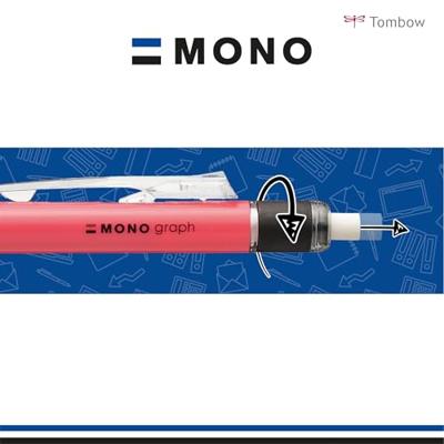 Vulpotlood tombow mono graph hb 0.7mm wit Vulpotlood tombow mono graph hb 0.7mm wit