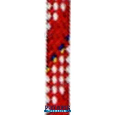 Cabos para driza POL2229912060 - RACING-2002 6MM. ROJO/BLANCO (100 M