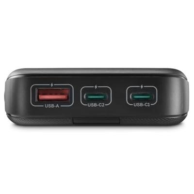 Hama PD 10 Power Pack 10000 mAh 3 Outputs 2x USB-C 1x USB-A Powerbank Grijs