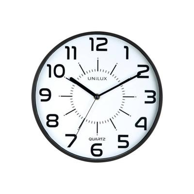 Unilux Pop wandklok, diameter 30 cm, zwart
