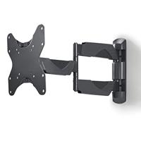 Hama TV Muurbeugel Draaibaar Kantelbaar Uittrekbaar voor Schermen tot 48 Inch Zwart - thumbnail