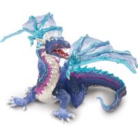 Plastic blauwe speelgoed blauwe draak 15 cm - Speelfiguren - thumbnail