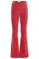 LOOXS Little Zomer flair broek meisjes corduroy - Punch rood - thumbnail