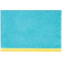 Cawö Cawo Lifestyle Splash Doubleface 7071 Handdoek 50x100 türkis/apricot - thumbnail