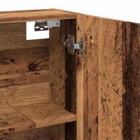 Badkamerspiegelkast 64x20x66,5 cm bewerkt hout oud houtkleurig - thumbnail