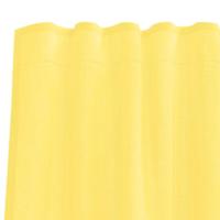 Gordijnen voile met roedezakken 2 st geel - thumbnail