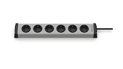 Ehmann 0200x00062303 Stopcontactsplitter Grijs, Zwart Randaarde stekker 1 stuk(s)