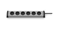 Ehmann 0200x00062303 Stopcontactsplitter Grijs, Zwart Randaarde stekker 1 stuk(s) - thumbnail