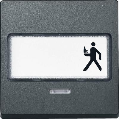 Merten 434614 Wisselschakelaar Afdekking System M Antraciet 1 stuk(s)