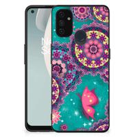 OnePlus Nord N100 Leuk Telefoonhoesje Cirkels en Vlinders - thumbnail