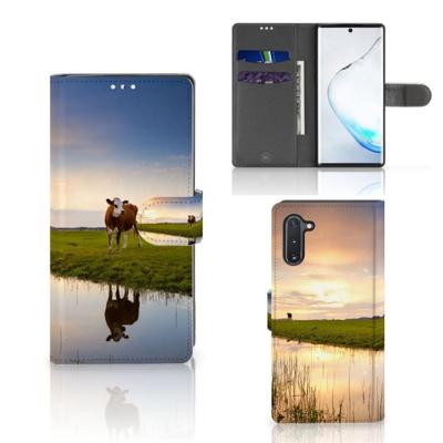 Samsung Galaxy Note 10 | Telefoonhoesje | Met pasjeshouder | Koe