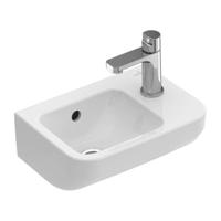 Villeroy & Boch Architectura fontein - 36x26cm - 1 kraangat rechts - met overloop - ceramic wit 43733601 - thumbnail