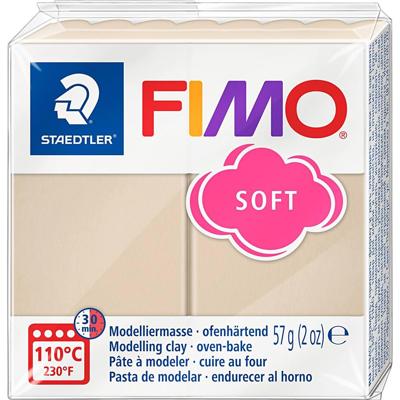 Boetseerklei fimo soft 57 g sahara
